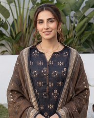 3-PC Stitched Digital Printed Lawn Marina By Tawakkal Fabrics | D-4625