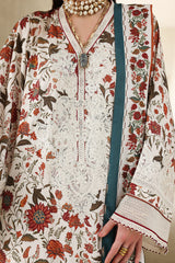 Digital Printed Viscose Silk Shirt & Trouser by Baroque