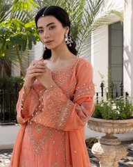 3-PC Unstitched Embroidered Kimora Luxury Formals By Raeesa Premium | HS-34