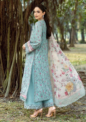 3-PC Unstitched DIgital Printed Chikankari Lawn By Elaf Premium | ERC-2B