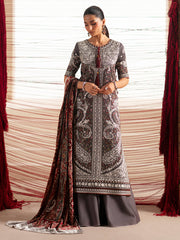 3-PC Unstitched Dyed Kotrai Embroidered Saqqara By Binilyas | 161 - A