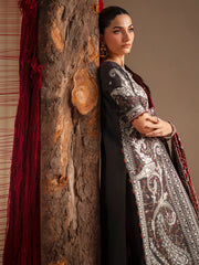 3-PC Unstitched Dyed Kotrai Embroidered Saqqara By Binilyas | 161 - A