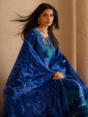 3-PC Unstitched Dyed Kotrai Embroidered Saqqara By Binilyas | 162 - A