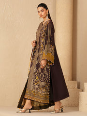 3-PC Unstitched Dyed Kotrai Embroidered Saqqara By Binilyas | 164 - A