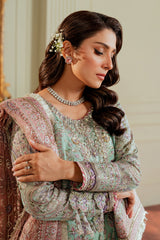 3-PC Unstitched Embroidered Chiffon Chantelle By Baroque | CH13-08