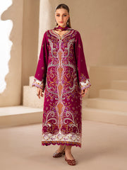 3-PC Unstitched Dyed Kotrai Embroidered Saqqara By Binilyas | 167 - A