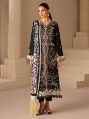 3-PC Unstitched Dyed Kotrai Embroidered Saqqara By Binilyas | 167 - B