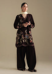 3-PC Unstitched Embroidered Plain Khaddar Coco By Zara Shahjahan | BERRY-3A