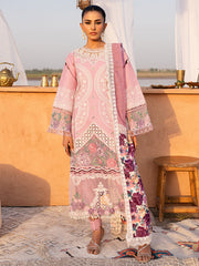 3-PC Unstitched Embroidered Luxury Lawn By Parishay | JL-08