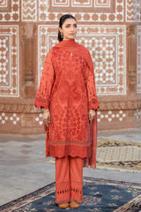 RZ - 159 | 3PC Unstitched Suit Chikankari Lawn Rozeria By Johra