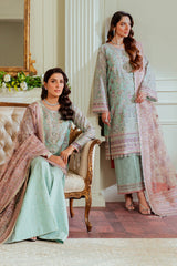 3-PC Unstitched Embroidered Chiffon Chantelle By Baroque | CH13-08