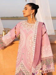 3-PC Unstitched Embroidered Luxury Lawn By Parishay | JL-08