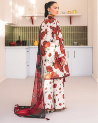 3-PC Unstitched Digital Printed Lawn Sheen Prints By Alizeh | AF-PL-6051-MISH
