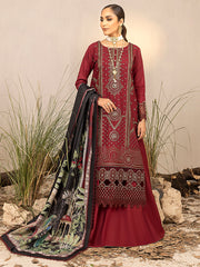 3-PC Unstitched Dobbi Embroidered Fasana By Binilyas| 1932 - A