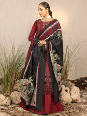 3-PC Unstitched Dobbi Embroidered Fasana By Binilyas| 1932 - A