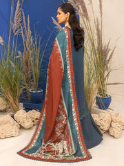 3-PC Unstitched Dobbi Embroidered Fasana By Binilyas| 1932 - B