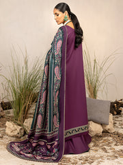 3-PC Unstitched Dobbi Embroidered Fasana By Binilyas| 1934 - A