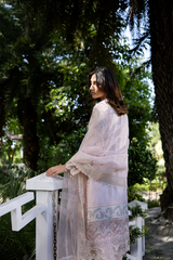 3-PC Unstitched Embroidered Lawn Amani By Raeesa Premium | AM-001