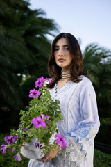 3-PC Unstitched Embroidered Lawn Amani By Raeesa Premium | AM-003