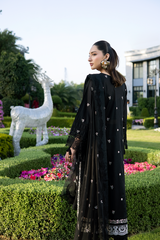 3-PC Unstitched Embroidered Lawn Amani By Raeesa Premium | AM-008