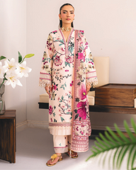 3-PC Unstitched Digital Printed Lawn Sheen Prints By Alizeh | AF-PL-6052-BOHO