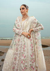 4B | Dove's Song - Cloud | 3PC Unstitched Lawn Crimson By Saira Shakira