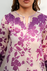 3-PC Unstitched Embroidered Lawn By Iznik | UE-376 Printed Lawn