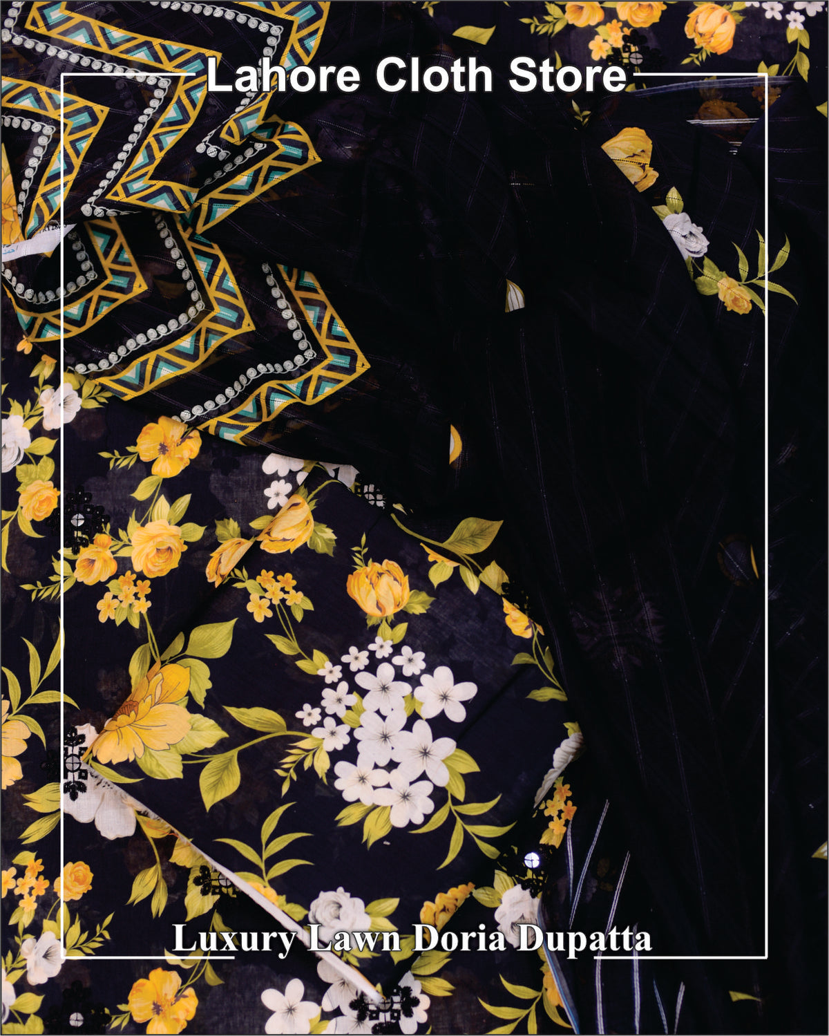 Doria Dupatta - Luxury Lawn