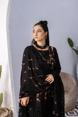 3-PC Unstitched Lawn Embroidered Suit By Wania | WL-474