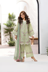 Unstitched 3-PC Embroidered Lawn Vital Collection By Sobia Nazir - VT25-1A