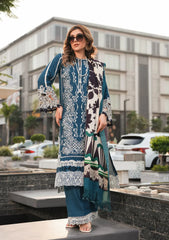 EPW-1B Heartfelt Whisper | 3Pc Unstitched Suit Winter Pashmina Shawl By Elaf Premium