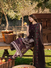 3-PC Unstitched Luxury Lawn Summer Queen By Parishay | SQU-06