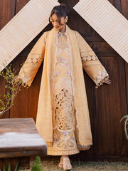 3-PC Unstitched Luxury Lawn Summer Queen By Parishay | SQU-08
