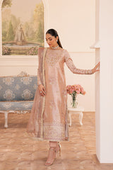 3-PC Unstitched Embroidered Suit Suave By Emaan Adeel | VELITH