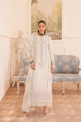 3-PC Unstitched Embroidered Suit Suave By Emaan Adeel | EZELLE