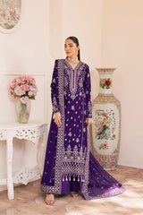 3-PC Unstitched Embroidered Suit Suave By Emaan Adeel | CALAIS