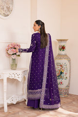 3-PC Unstitched Embroidered Suit Suave By Emaan Adeel | CALAIS