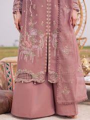 3-PC Unstitched Embroidered Lawn Dil E Raqsum By Parishay | DQ-05