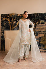 3-PC Unstitched Embroidered Suit Suave By Emaan Adeel | ELAIN