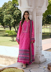 3-PC Unstitched Digital Printed Lawn Aangan By Kahf | GULNAR