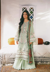 3-PC Unstitched Embroidered Lawn Ek Fasana By Kahf | KLB-4B SITARA