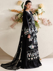 3-PC Unstitched Embroidered Luxury Lawn Marbella By Parishay | MB-05