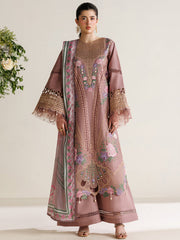3-PC Unstitched Embroidered Luxury Lawn Marbella By Parishay | MB-01