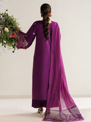 3-PC Unstitched Embroidered Luxury Lawn Marbella By Parishay | MB-07