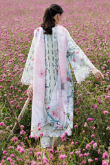 3-PC Unstitched Embroidered Lawn By Jazmin | USE-9317