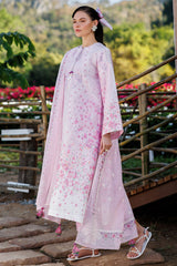 3-PC Unstitched Embroidered Lawn By Jazmin | USE-9304