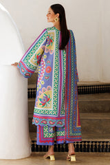 3-PC Unstitched Embroidered Lawn By Jazmin | USE-9323