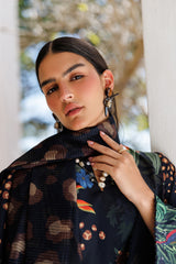 3-PC Unstitched Embroidered Lawn By Jazmin | USE-9310