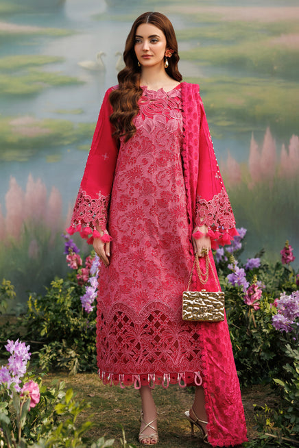 3-PC Unstitched Embroidered Lawn Shangrila By Parishay | ANG-13