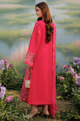 3-PC Unstitched Embroidered Lawn Shangrila By Parishay | ANG-13